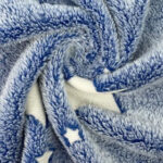Luminous flannel fabric