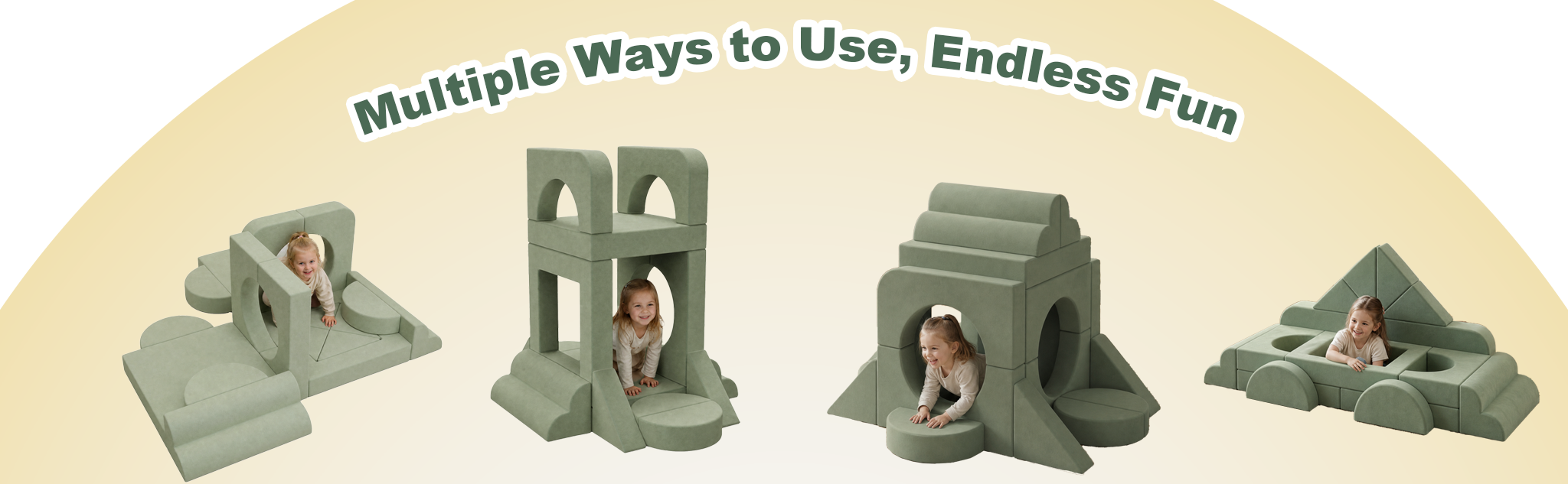 OEM custom colors for modular kids play couch