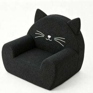 Cat kids lounge sofa - black cat-shaped toddler chair OEM