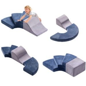 toddler soft play set with climbing ramp
