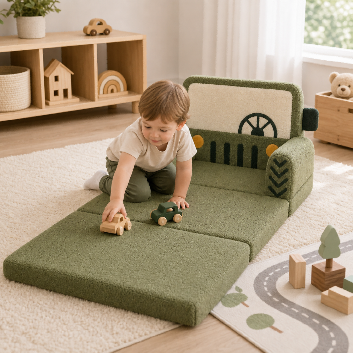 Custom car kids sofa manufacturer