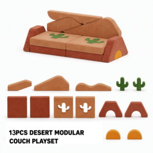 13pcs modular soft play couch set for kids