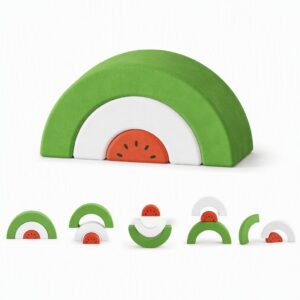 Custom watermelon soft play equipment manufactured by OEM ODM soft play supplier