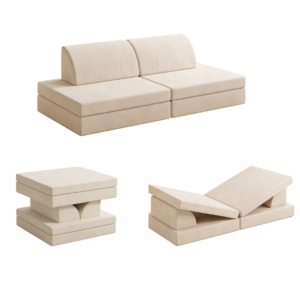 Custom modular soft play couch for kids